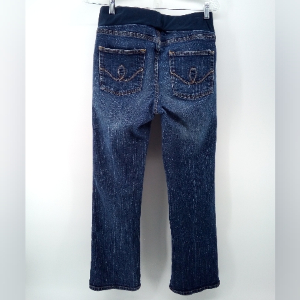 Motherhood Maternity Flare Jeans Blue Spandex Cotton Blend S - Picture 3 of 10